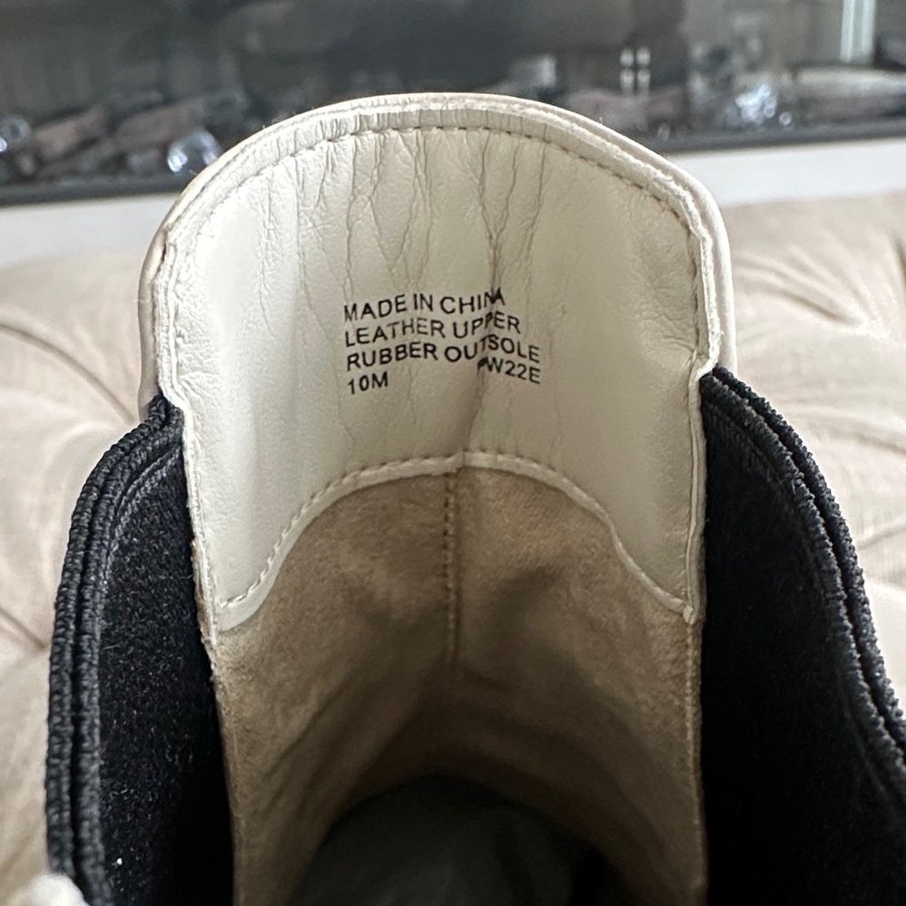 Michael Kors Cream and Black Studded Ankle Boots - Picture 3 of 10